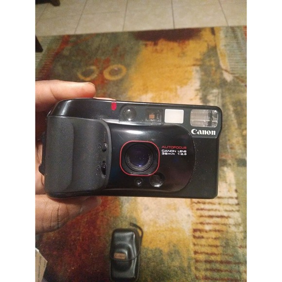 Canon Sure Shot Supreme Film 35 mm Camera With Original Case ~ WORKS - Picture 2 of 6